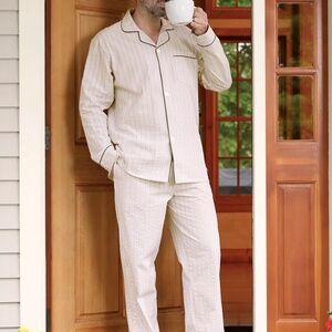 The Vermont Store mens seersucker PJ. Brand new